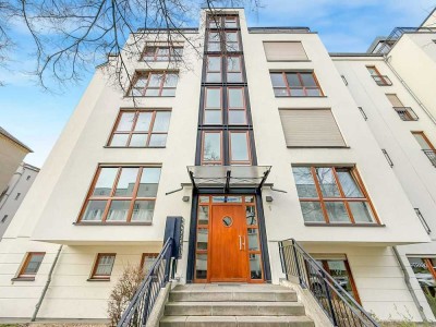 Helle, modern möblierte 1-Zimmer-Wohnung in Leipzig-Wahren