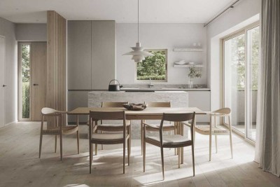 Neubau: Besonders großzügige 4-Zimmer-Wohnung mit umlaufendem Balkon und Loggia