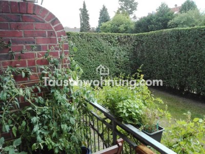 Tauschwohnung: Biete helle Wohnung im Hochparterre mit Balkon in Mauritz