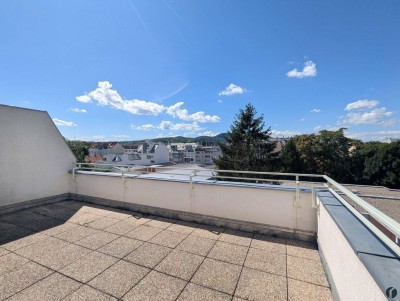 2 uneinsehbaren Terrassen! 2-Zi-Apartment zentral &amp; nahe Erholungsgebiet Donauinsel!