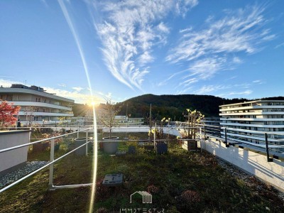 PENTHAUS-FEELING: Moderne 2-Zimmer-Wohnung mit Balkon, privater Dachterrasse und Tiefgarage