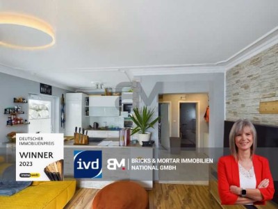 Wohnen wie im eigenen Haus – Maisonette Wohnung mit Dachstudio, Terrasse und Garage