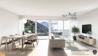 Exklusive 4-Zimmer-Architektenwohnung mit Panoramaterrasse in Gmunden