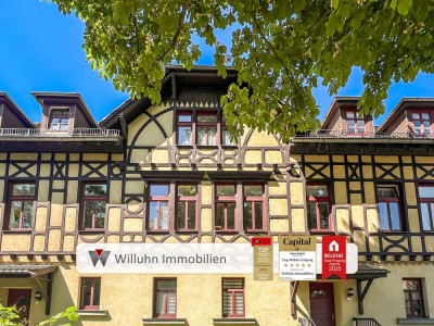 Lichtdurchflutete Etagenwohnung im historischen Landhaus | Parkett | idyllisch gelegen