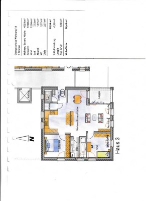 Attraktive 3-Zimmer-Neubauwohnung mit Süd-Ost-Balkon im Herzen von Waldenburg