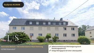 Investieren, wo andere Urlaub machen - teil-modernisierte 2-Raum-Wohnung mit Gestaltungspotenzial