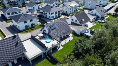 Neuwertiges Einfamilienhaus mit luxuriöser Ausstattung und großer Dachterrasse in Memmingen