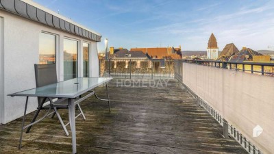 Charmante Maisonettewohnung mit Dachterrasse und Garagenstellplatz in Wiesbaden