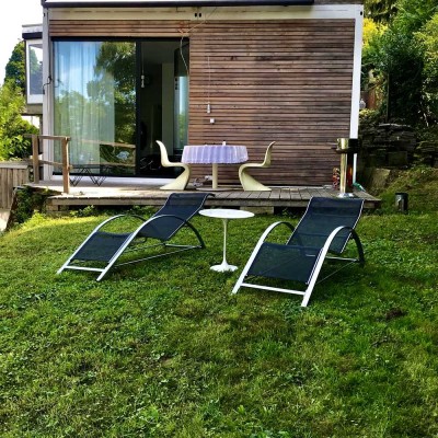Freistehendes Designer Loft mit el. fahrbaren Zimmern und grossem Garten