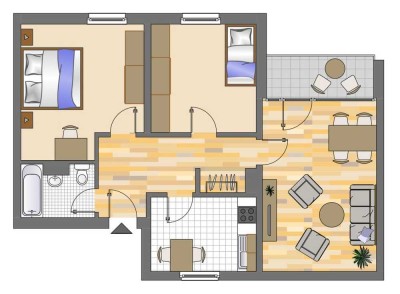 3-Zimmer-Wohnung in Neuss Erfttal