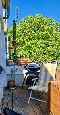 Junge Familien aufgepasst! Platzwunder mit Balkon und Studio direkt an der Trasse