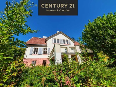 Wundervolle 20er Jahre Direktorenvilla am Wald, 265m² für 1-2 Familien,Mega Terrasse, 5 Carports