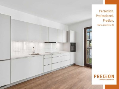 Wohnen auf dem Dachgarten: 3-Zimmer-Wohnung im Neubauquartier Deiker Höfe mit Terrasse & Einbauküche