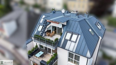 Stylische Dachgeschosswohnung mit Weitblick