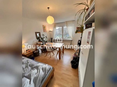 Tauschwohnung: Gemütliche 1 Zimmer Whg, Fenster zur Süd-Westseite