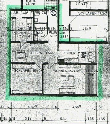 Gepflegte 3 1/2-Zimmer-Wohnung in günstiger Lage in Ludwigshafen am Rhein