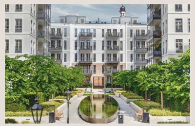 Möbliertes Luxus-Apartment in Düsseldorfer Innenstadt in ruhiger Lage zum Innenhof