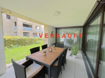 Bludenz zentrumsnah: 3-Zimmer Gartenwohnung ca. 85 m2, Garten ca. 61 m2 mit überdachter Terrasse / Loggia ca. 14,55 m2