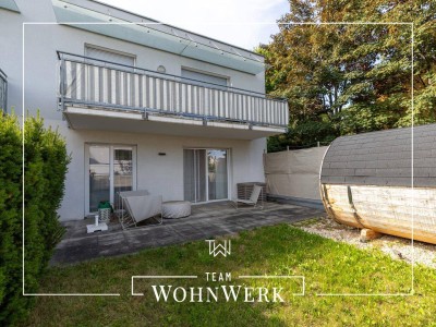 Wohnungspaket mit Stil – Zwei nebeneinanderliegende 2-Zimmer-Wohnungen mit Garten, Sauna &amp; Whirlpool