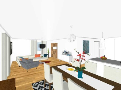 ZENTRAL & MODERN * 2-Zi.  Dachwohnung * 70 QM * großer Balkon * EBK uvm.