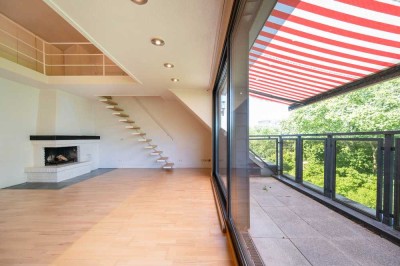 Df.-Zoo: Schöne Dachterrassenwohnung mit Blick in den Zoopark