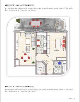 Vollständig renovierte Wohnung mit zweieinhalb Zimmern und Balkon in Meerbusch