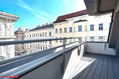 FAST 4. BEZ. - GENIALER DACHERSTBEZUG - LOGGIA - 2 ZIMMER - SONNIGER CITYBLICK - PERFEKTER GRUNDRISS - EIN HIGH END PROJEKT