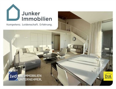 +++++ 22. OG: Exklusive Galerie-Maisonette im Stuttgarter Asemwald +++++