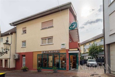 Attraktive Kapitalanlage: 2 Wohnungen plus Gewerbeeinheit im Zentrum von Buchen