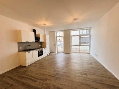 Erstbezug - Moderne, funktionale 1-Zi-LOFT-Wohnung im EG mit kleinem Gartenanteil