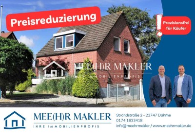 Einfamilienhaus mit 3 Wohnungen + Bungalow in Dahme/Ostsee zu verkaufen.