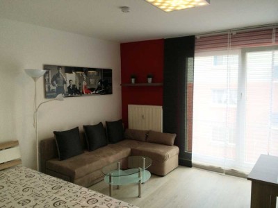 01.06. oder 01.07.: einziehen und wohl fühlen - modern möbiliertes 1-Zimmer Appartement nahe der Enz