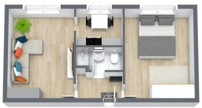 2-Raum-Wohnung in zentraler Lage