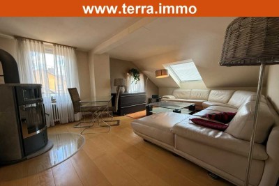 Max. 2 Personen: möblierte stilvolle 3-Zimmer Wohnung mit Gartennutzung