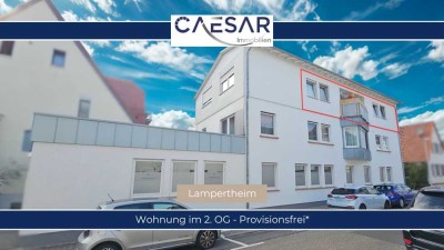 Moderne 2,5-Zimmer-Wohnung mit Balkon in zentraler Lage von Lampertheim