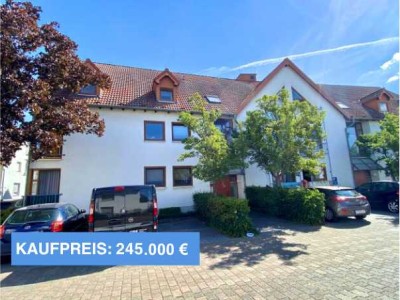 Zentrale, ruhige, 2 Zimmer Dachgeschoss (2 ZKB) mit Garage in Budenheim