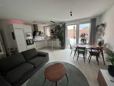 Exklusive, neuwertige 3-Raum-Wohnung mit gehobener Innenausstattung mit Balkon und EBK in Ansbach