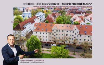 *freiwerdend* 
Charmante 3-Raumwohnung mit Balkon in grüner Lage in Leipzig / Kleinzschocher