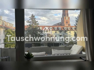 Tauschwohnung: 1 Zimmer Wohnung mit Balkon gegen 2-3 Zimmer Wohnung