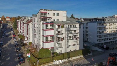 Bezugsfrei! Sonnige 3-Zimmer-Wohnung mit Südterrasse und TG-Stellplatz in KN-Petershausen