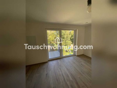 Tauschwohnung: 1,5 Zimmer helle Neubau-Wohnung mit Balkon