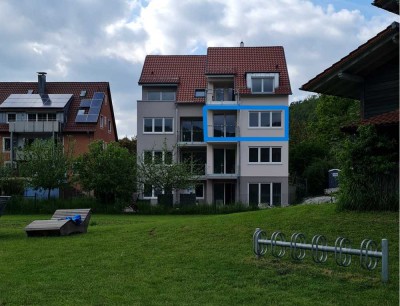 Geschmackvolle Wohnung mit 2,5 Zimmern sowie Balkon und Einbauküche in Untermünkheim