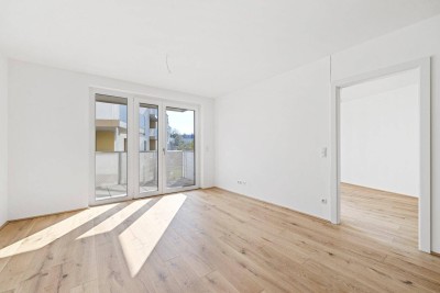 PROVISIONSFREI! Bezugsfertige 2-Zimmer-Wohnung mit Schrankraum, Balkon und Bad mit Fenster