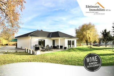 Moderner ca. 116 m² großer Winkelbungalow auf ca. 696 m² großem Grundstück in Kritzkow bei Güstrow!