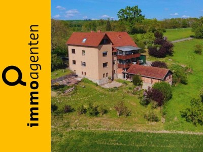 Ein Rückzugsort mit Möglichkeiten – Zweifamilienhaus in traumhafter Alleinlage bei Lügde*RESERVIERT*
