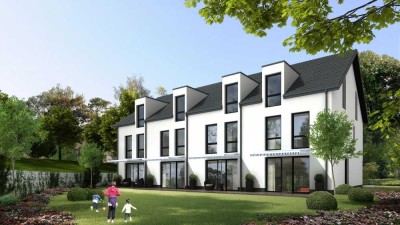 Neubau Reihenhaus (KfW40) in Top Feldrandlage Hessloch!