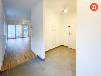 Geförderte 2-Zimmer-Wohnung mit Tiefgaragenparkplatz und Loggia in Gallspach. Erstbezug!