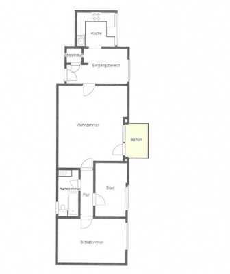 Stadtblick inklusive – 72 m² Wohnung mit Balkon, Aufzug & moderner Küche in Waldkraiburg