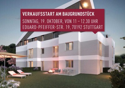 VERKAUFSSTART! 4-Zi.-Whg. mit Südbalkon und eigenem Gartenanteil