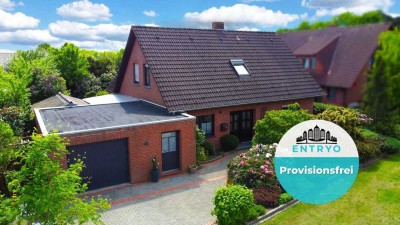 ** PROVISIONSFREI ** Einfamilienhaus mit Gartenidylle und großzügiger Nutzfläche in Löningen